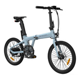 ADO Air 20 Electric Folding Bike - 250W Motor 36V9.6Ah Battery 100KM Assisted Autonomy Hydraulic Disc Brake - Blue